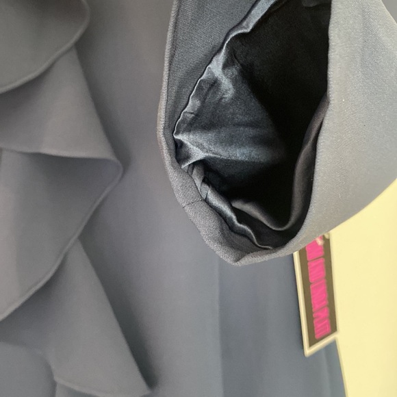 Tom and Linda Platt double face georgette dress with sleeves - US6 - Picture 5 of 13